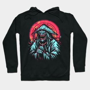 Japanese horror monk Hoodie